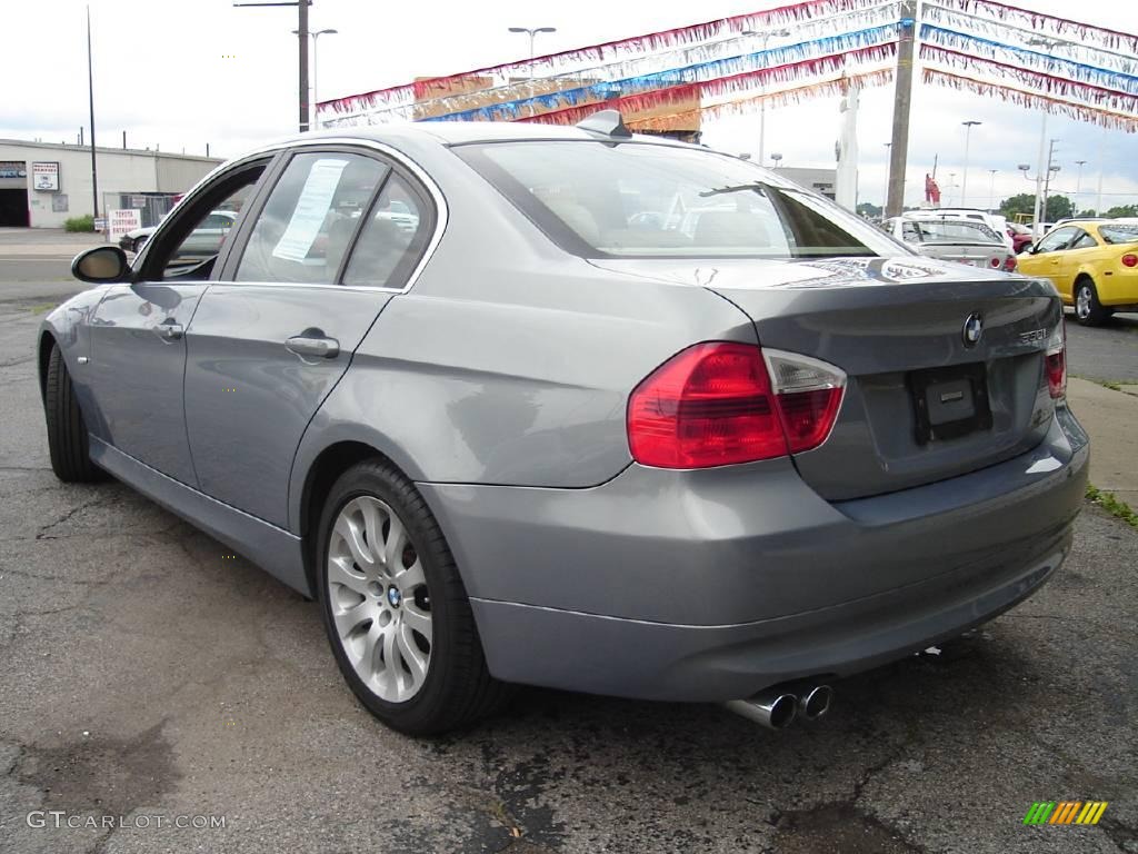 2006 3 Series 330i Sedan - Quartz Blue Metallic / Beige photo #3