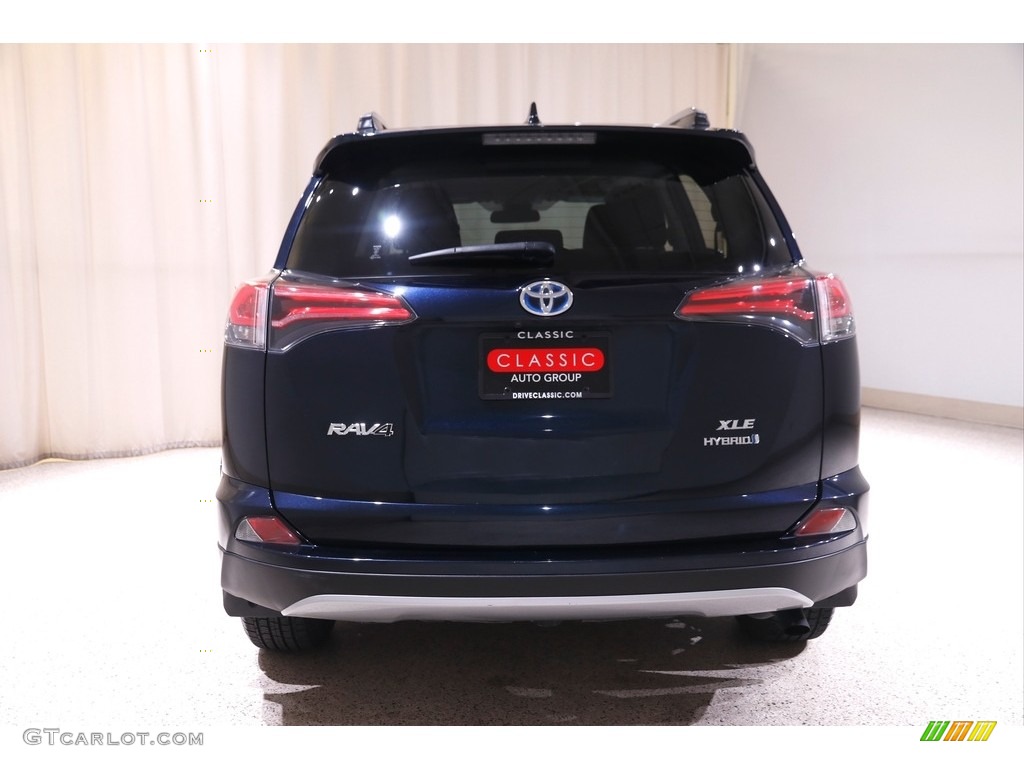 2018 RAV4 XLE AWD - Galactic Aqua Mica / Ash photo #17