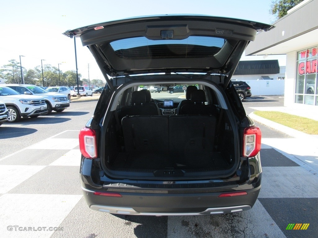 2021 Explorer XLT - Agate Black Metallic / Ebony photo #5