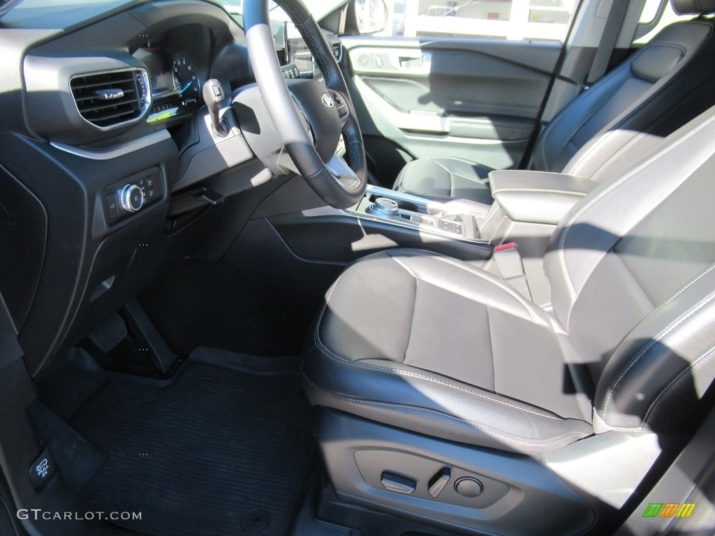 2021 Explorer XLT - Agate Black Metallic / Ebony photo #11