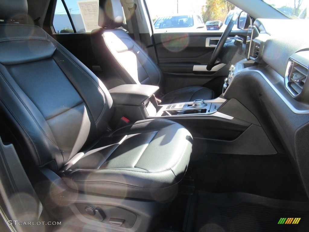 2021 Explorer XLT - Agate Black Metallic / Ebony photo #13