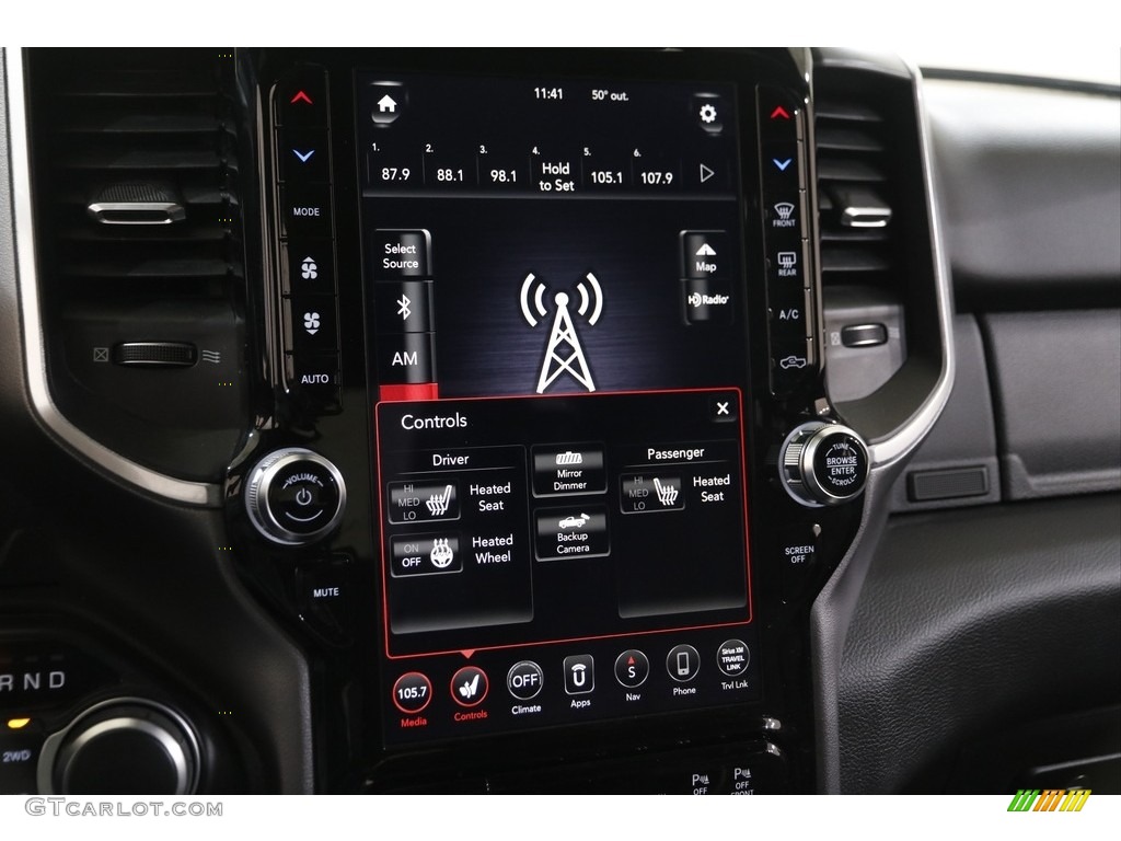 2019 1500 Big Horn Quad Cab 4x4 - Blue Streak Pearl / Black photo #12