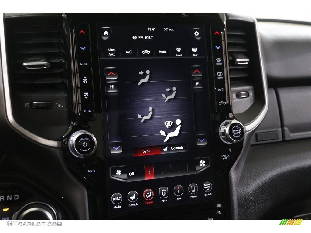 2019 1500 Big Horn Quad Cab 4x4 - Blue Streak Pearl / Black photo #13