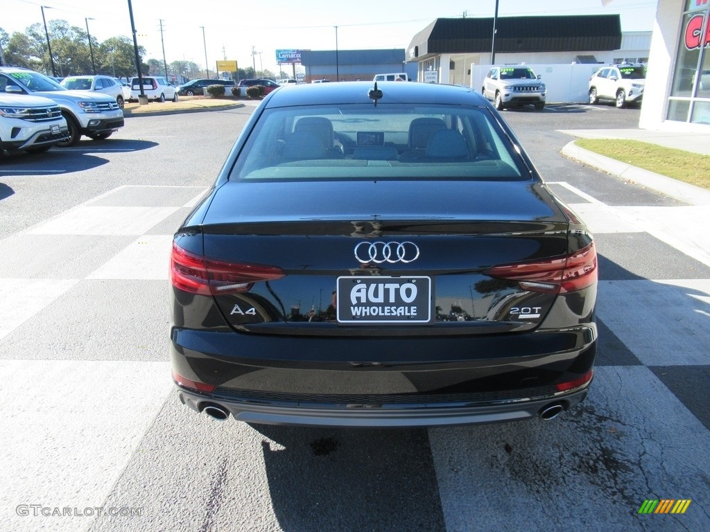 2018 A4 2.0T ultra Premium - Brilliant Black / Rock Gray/Gray photo #4
