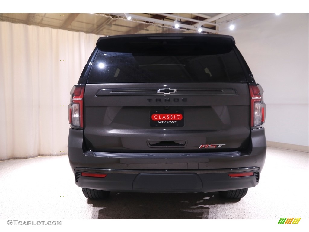 2021 Tahoe RST 4WD - Graywood Metallic / Jet Black/Victory Red photo #23