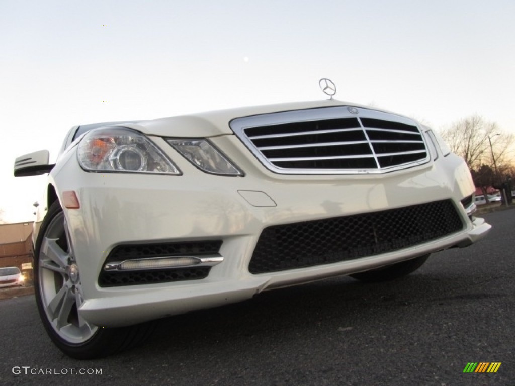 2012 E 350 Sedan - Arctic White / Black photo #2