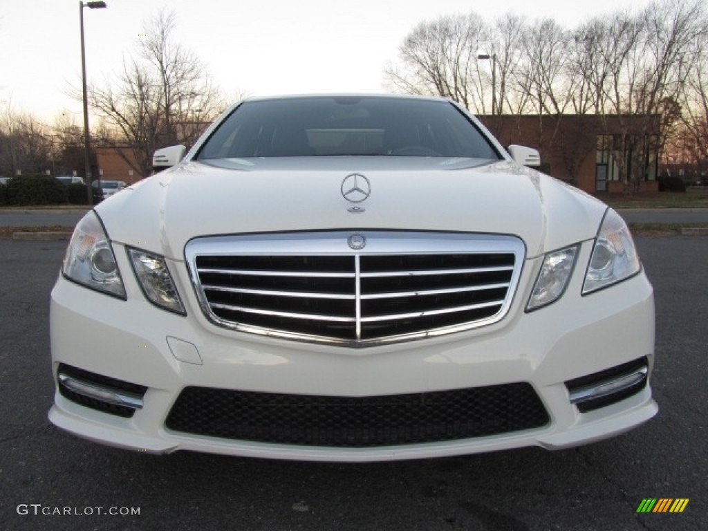 2012 E 350 Sedan - Arctic White / Black photo #4