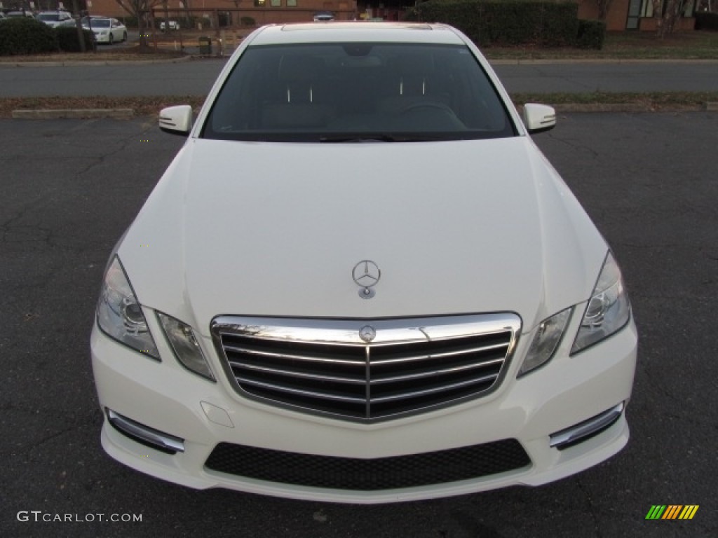 2012 E 350 Sedan - Arctic White / Black photo #5