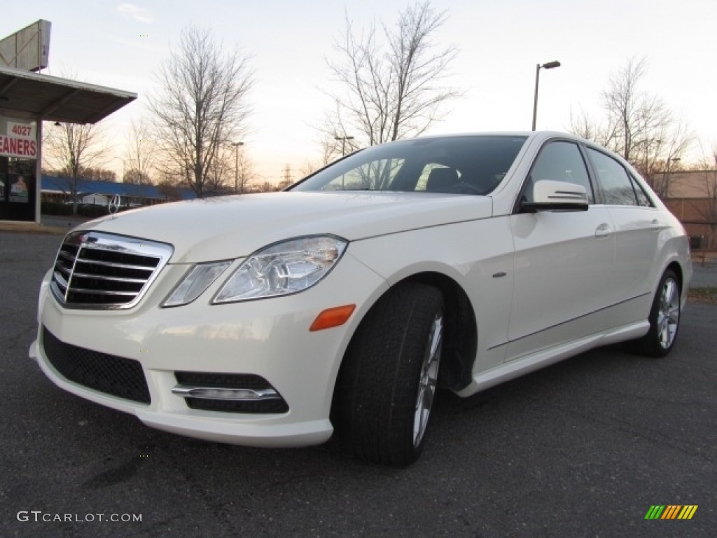 2012 E 350 Sedan - Arctic White / Black photo #6