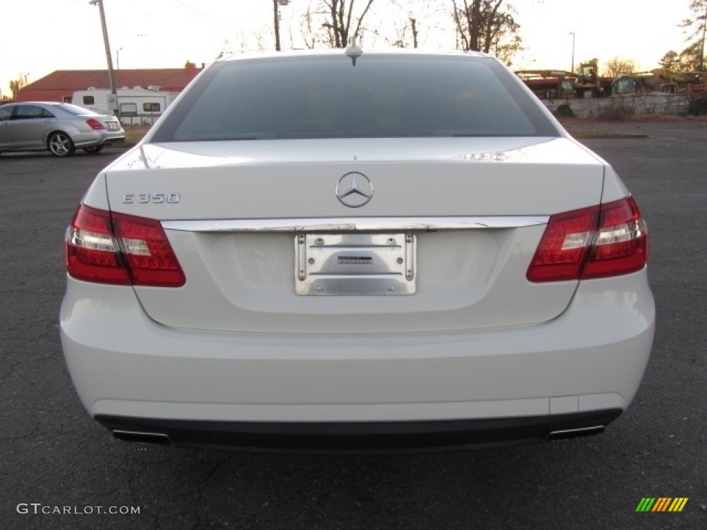 2012 E 350 Sedan - Arctic White / Black photo #9