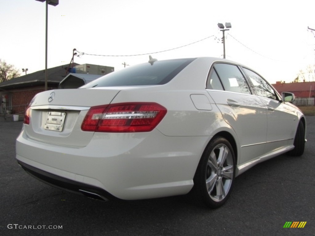 2012 E 350 Sedan - Arctic White / Black photo #10