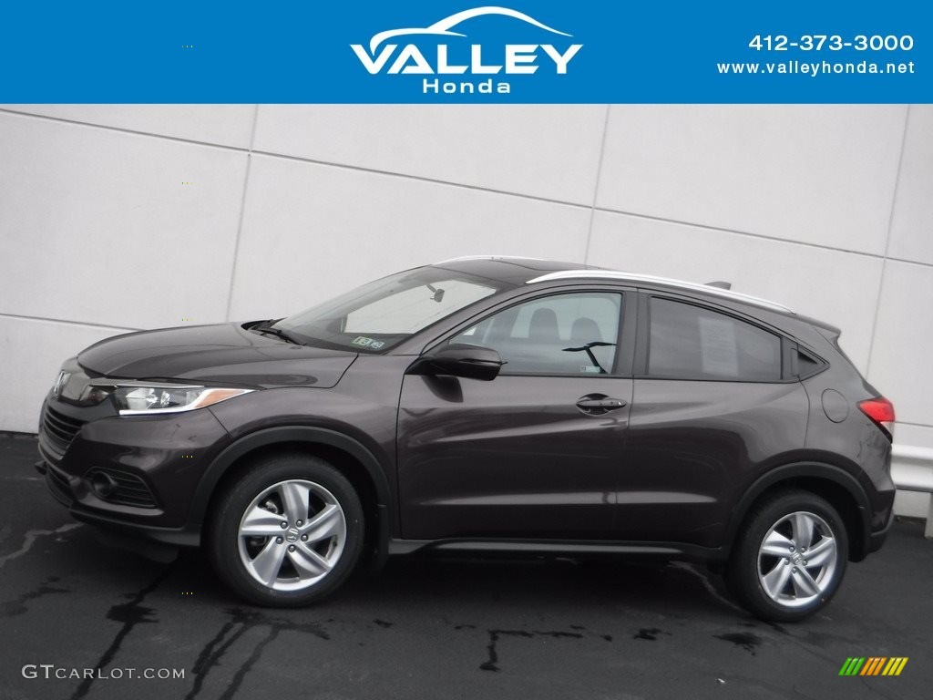 2019 HR-V EX AWD - Midnight Amethyst Metallic / Black photo #2