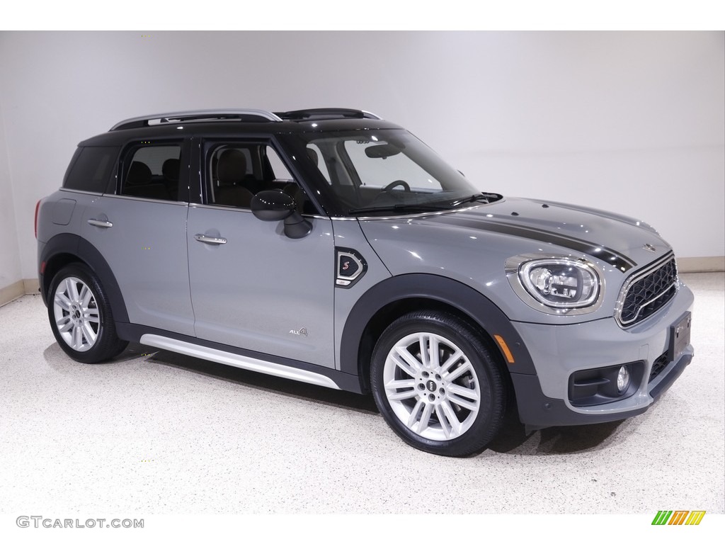 2017 Countryman Cooper S ALL4 - Moonwalk Grey Metallic / Chesterfield/British Oak photo #1