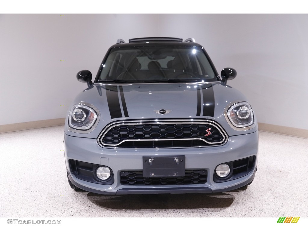 2017 Countryman Cooper S ALL4 - Moonwalk Grey Metallic / Chesterfield/British Oak photo #2