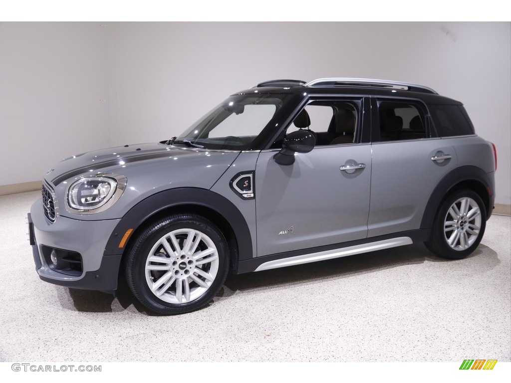 2017 Countryman Cooper S ALL4 - Moonwalk Grey Metallic / Chesterfield/British Oak photo #3