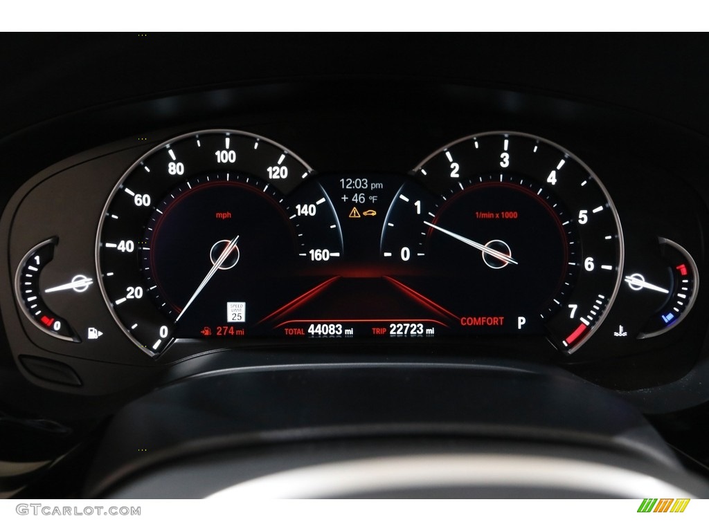 2019 BMW 5 Series 540i xDrive Sedan Gauges Photo #143408412