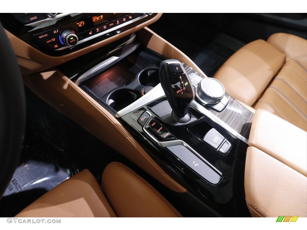 2019 5 Series 540i xDrive Sedan - Carbon Black Metallic / Cognac photo #16