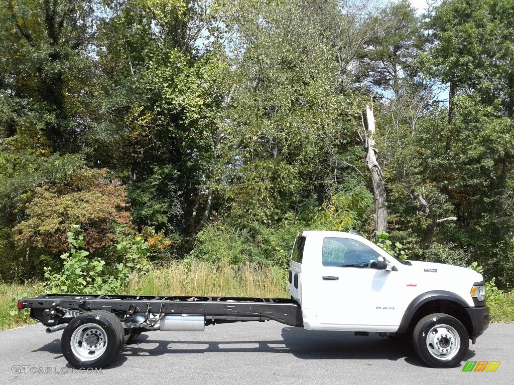 Bright White 2022 Ram 5500 Tradesman Regular Cab 4x4 Chassis Exterior Photo #143408973