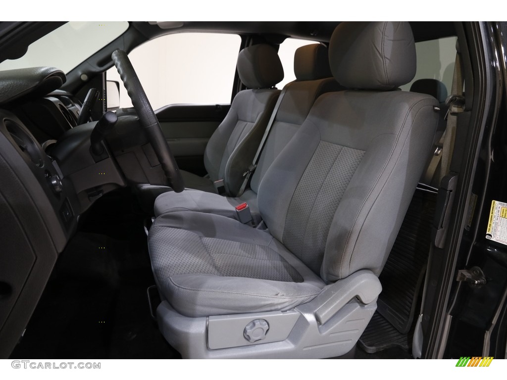 2014 F150 STX SuperCab 4x4 - Tuxedo Black / Steel Grey photo #5