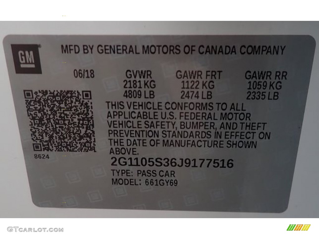 2018 Impala LT - Summit White / Jet Black photo #46