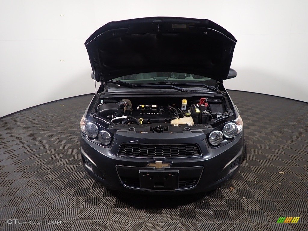 2015 Sonic LT Sedan - Ashen Gray Metallic / Jet Black/Brick photo #5