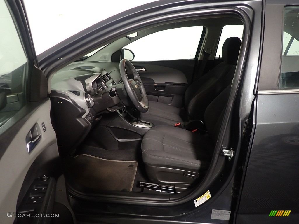2015 Sonic LT Sedan - Ashen Gray Metallic / Jet Black/Brick photo #21