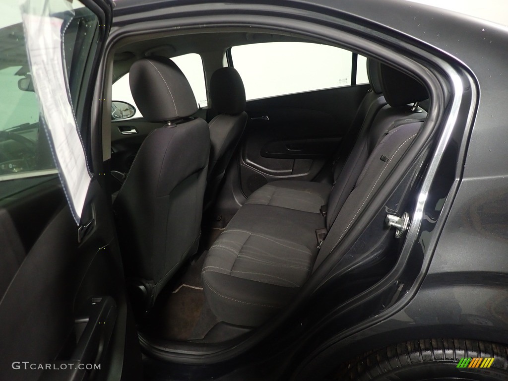 2015 Sonic LT Sedan - Ashen Gray Metallic / Jet Black/Brick photo #33