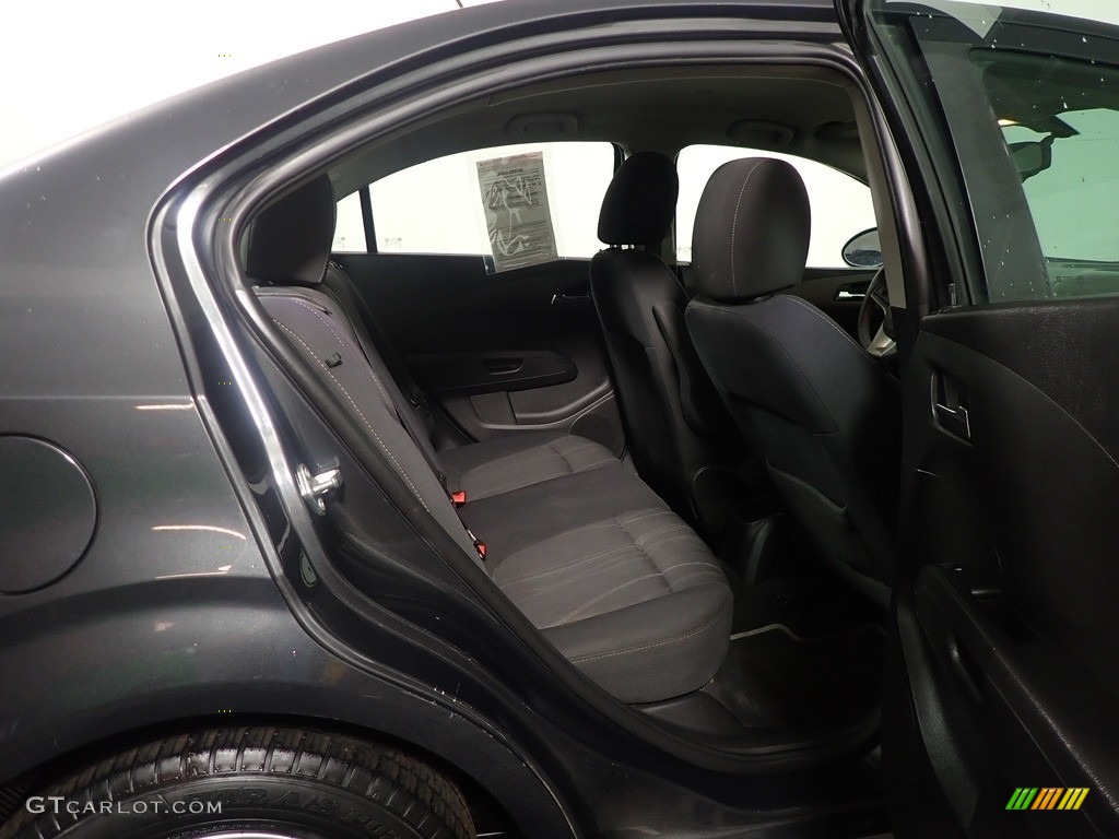 2015 Sonic LT Sedan - Ashen Gray Metallic / Jet Black/Brick photo #35