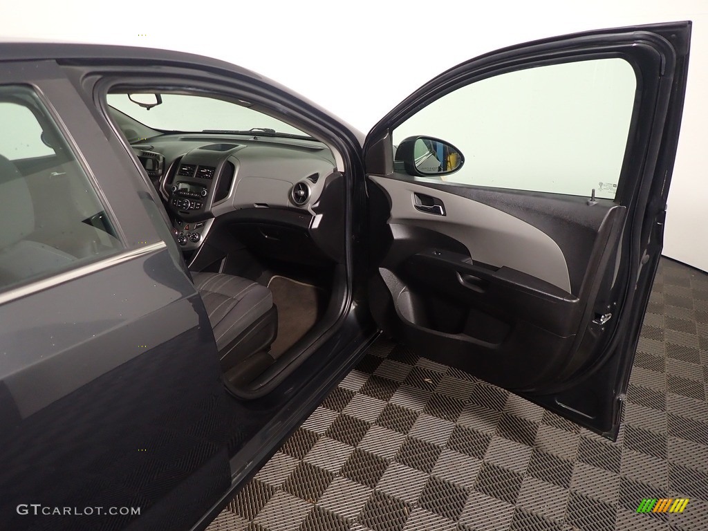 2015 Sonic LT Sedan - Ashen Gray Metallic / Jet Black/Brick photo #36