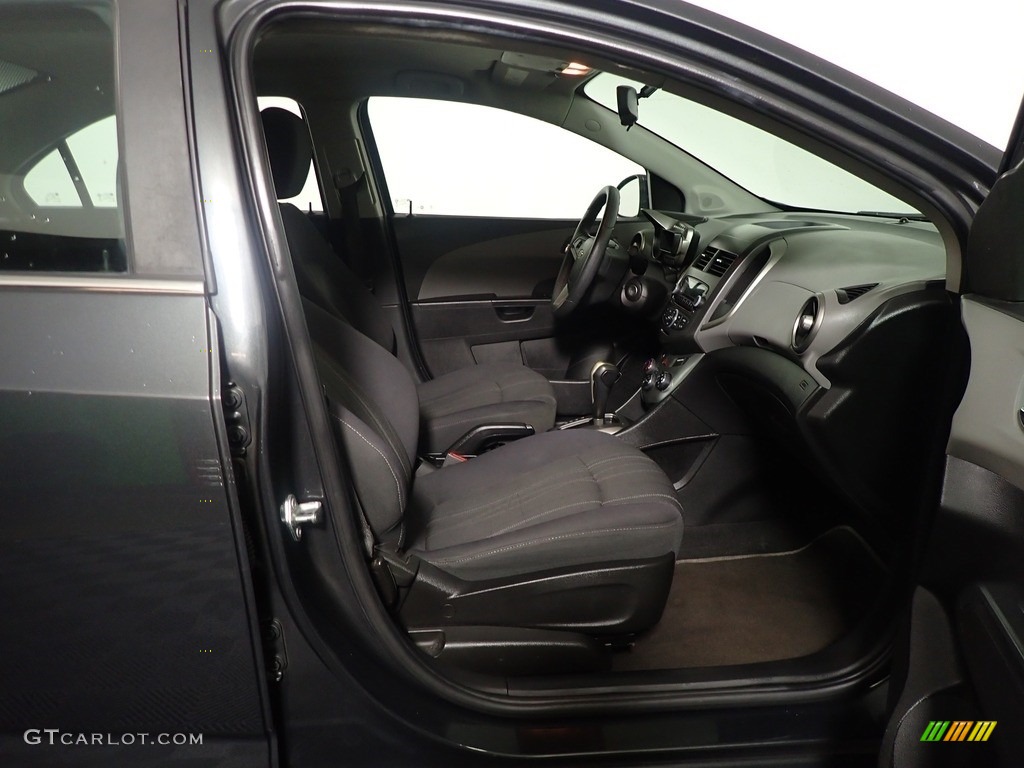 2015 Sonic LT Sedan - Ashen Gray Metallic / Jet Black/Brick photo #37