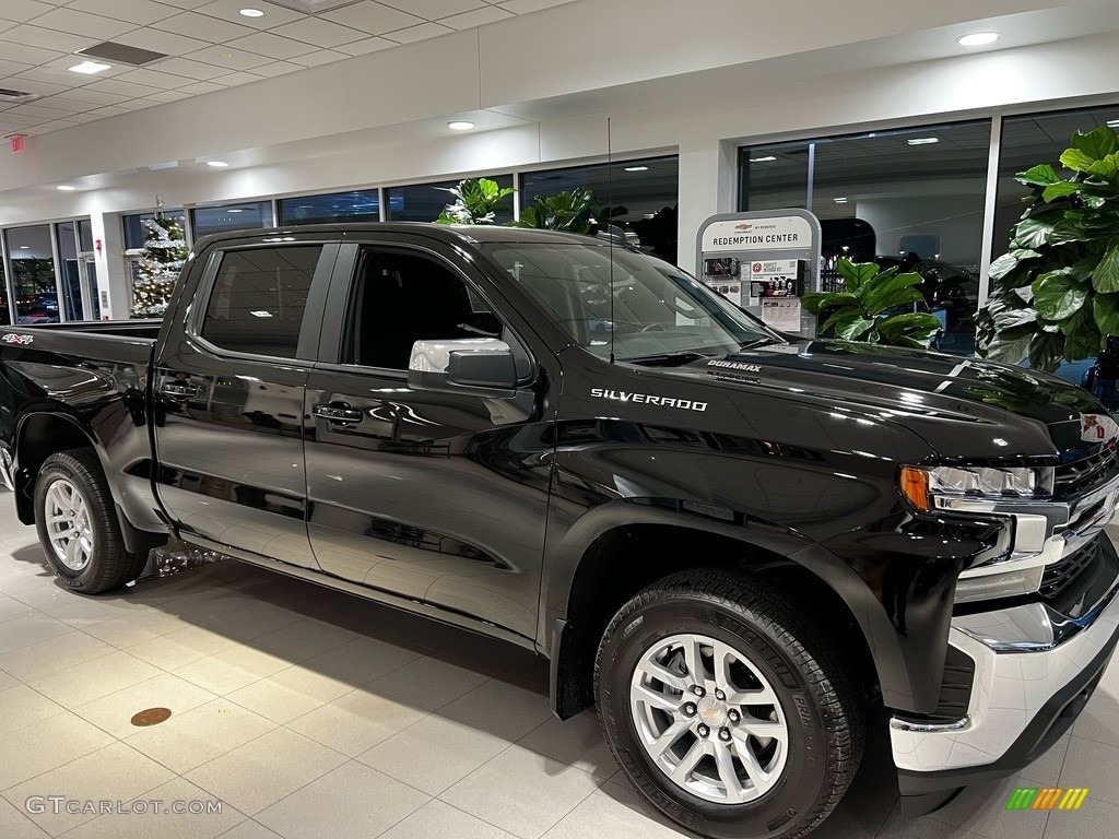 2021 Silverado 1500 LT Double Cab 4x4 - Black / Jet Black photo #1