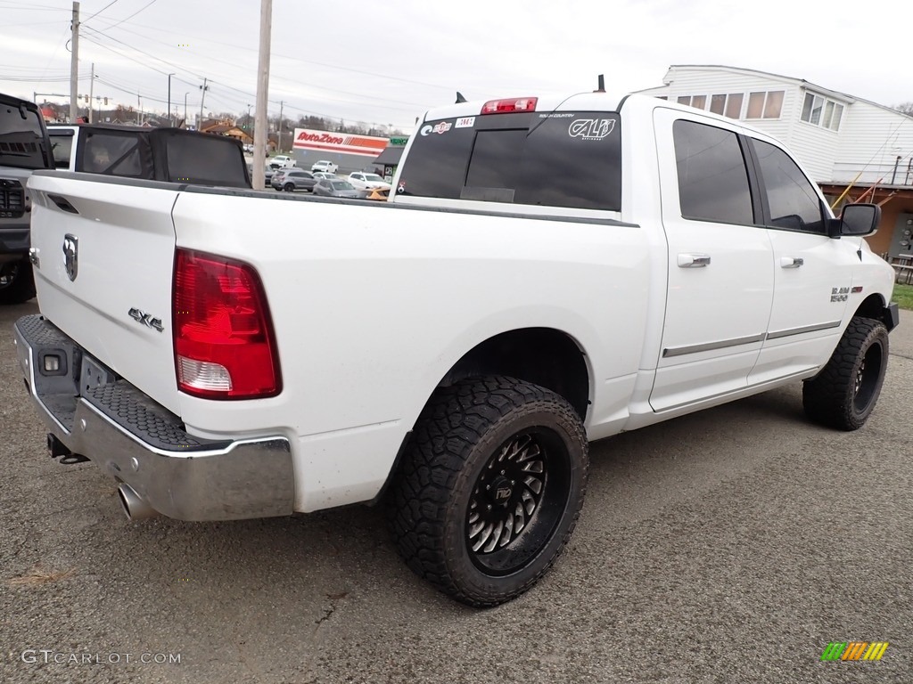 2018 1500 Big Horn Crew Cab 4x4 - Bright White / Black/Diesel Gray photo #3