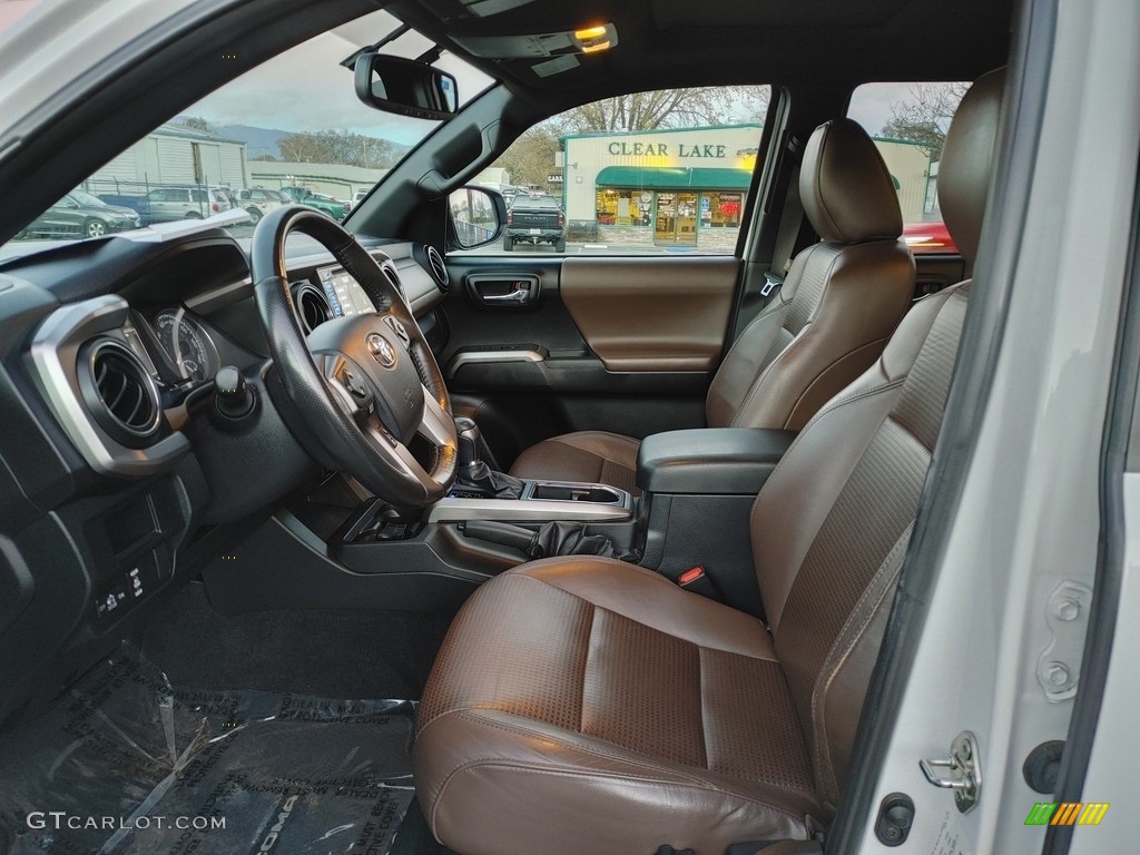 Limited Hickory Interior 2016 Toyota Tacoma Limited Double Cab 4x4 Photo #143412673