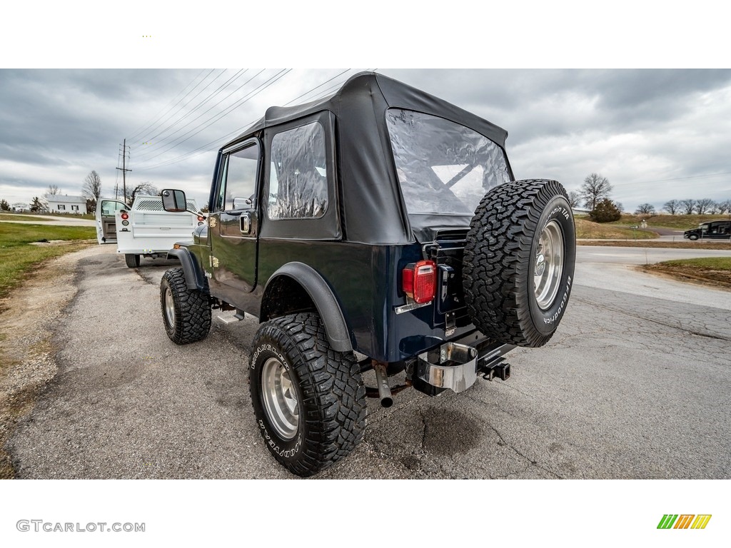 Deep Night Blue 1984 Jeep CJ7 4x4 Exterior Photo #143412955