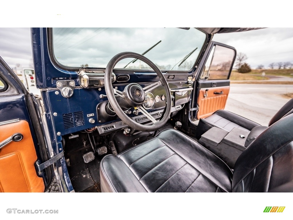 Black/Gray Interior 1984 Jeep CJ7 4x4 Photo #143413222