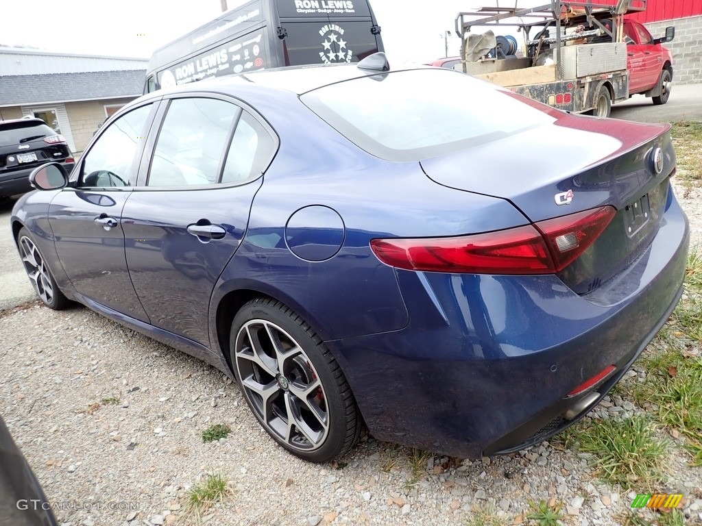 2019 Giulia AWD - Misano Blue Metallic / Black photo #2