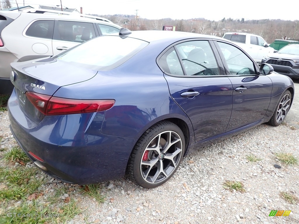 2019 Giulia AWD - Misano Blue Metallic / Black photo #3