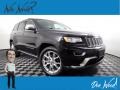 Brilliant Black Crystal Pearl 2015 Jeep Grand Cherokee Summit 4x4