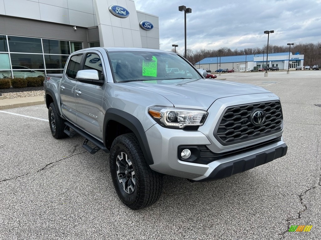 2022 Tacoma TRD Off Road Double Cab 4x4 - Celestial Silver Metallic / Black photo #1