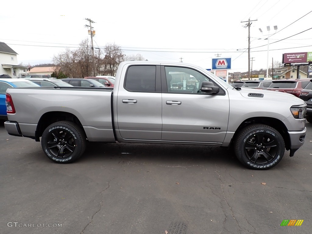 Billet Silver Metallic 2022 Ram 1500 Big Horn Night Edition Quad Cab 4x4 Exterior Photo #143413915