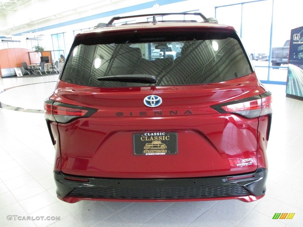 2021 Sienna XSE Hybrid - Ruby Flare Pearl / Gray photo #6