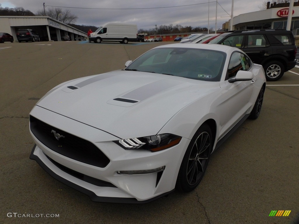 Oxford White 2021 Ford Mustang EcoBoost Fastback Exterior Photo #143414527