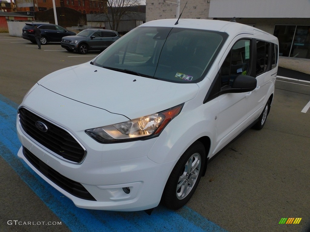 Frozen White 2022 Ford Transit Connect XLT Passenger Wagon Exterior Photo #143414605
