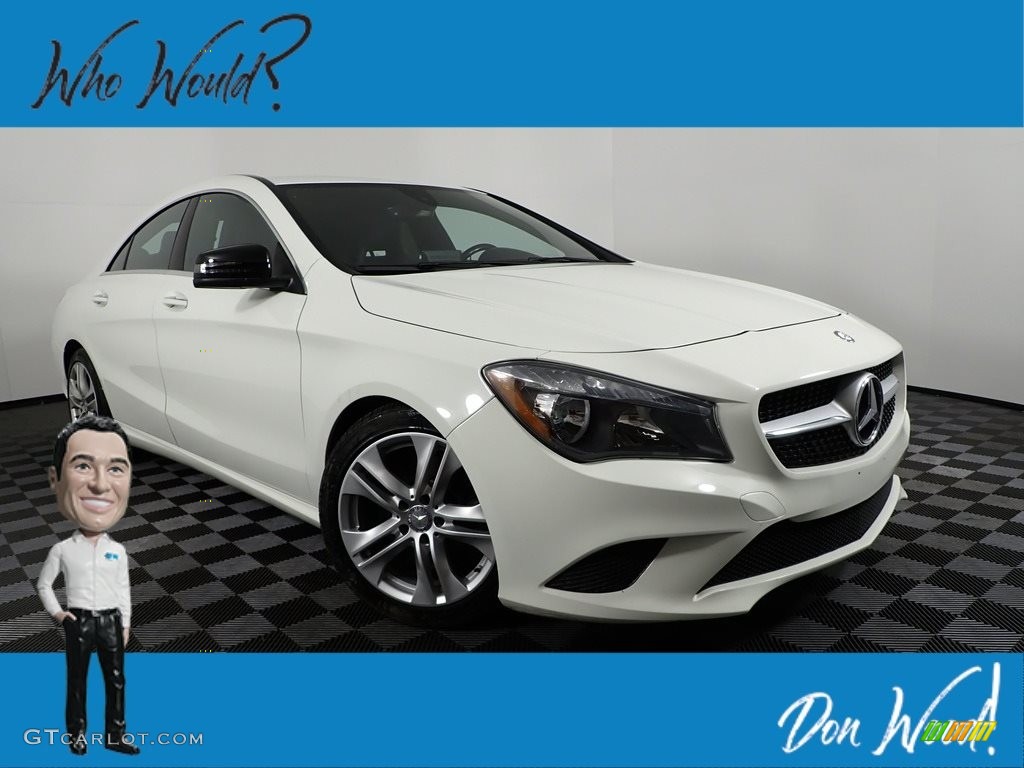 2016 CLA 250 4Matic - Cirrus White / Black photo #1