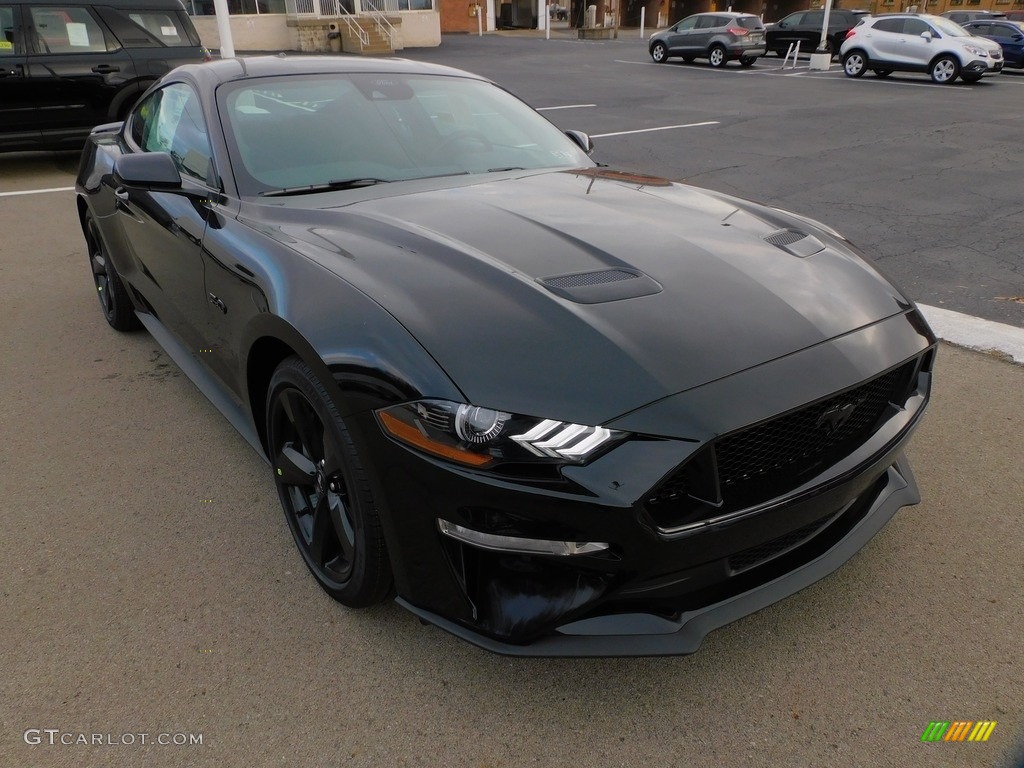 Shadow Black 2021 Ford Mustang GT Fastback Exterior Photo #143415034