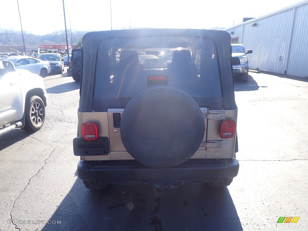 2004 Wrangler X 4x4 - Light Khaki Metallic / Khaki photo #10