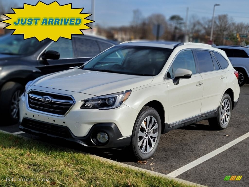2019 Outback 3.6R Touring - Crystal White Pearl / Java Brown photo #1