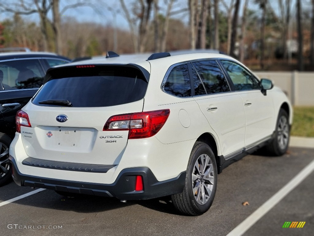2019 Outback 3.6R Touring - Crystal White Pearl / Java Brown photo #3