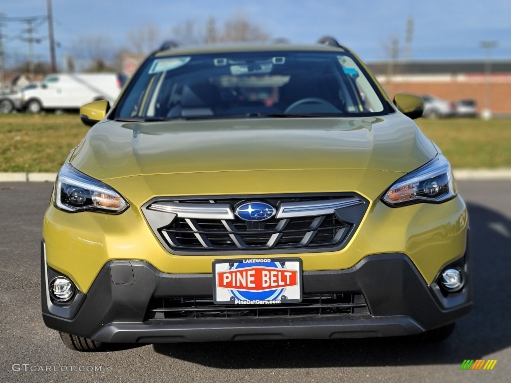 2021 Crosstrek Limited - Plasma Yellow Pearl / Black photo #2