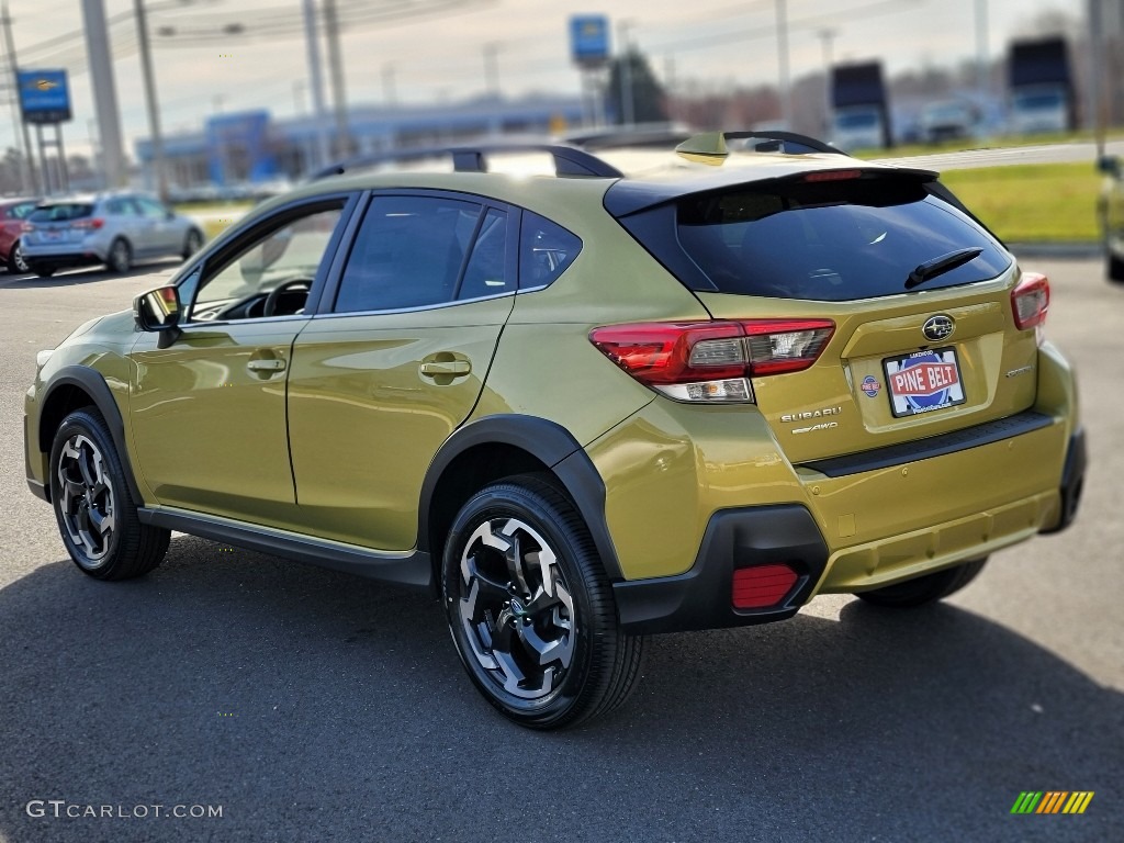 2021 Crosstrek Limited - Plasma Yellow Pearl / Black photo #4